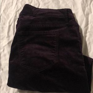 Purple Old Navy Velvet pants